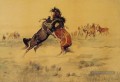 Le défi Charles Marion Russell Indiana cheval